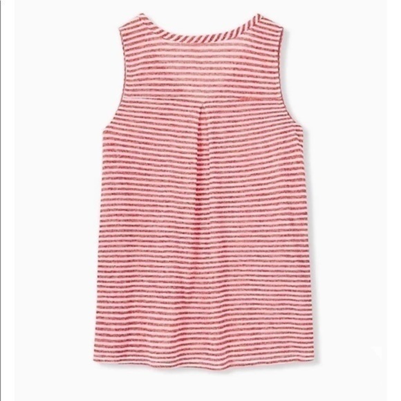TORRID RED STRIPE JERSEY SWING TANK - Picture 3 of 5